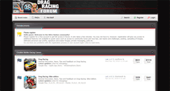 Desktop Screenshot of dragracingforum.net